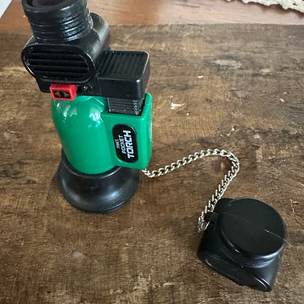 Prince Green and Black Pocket Torch